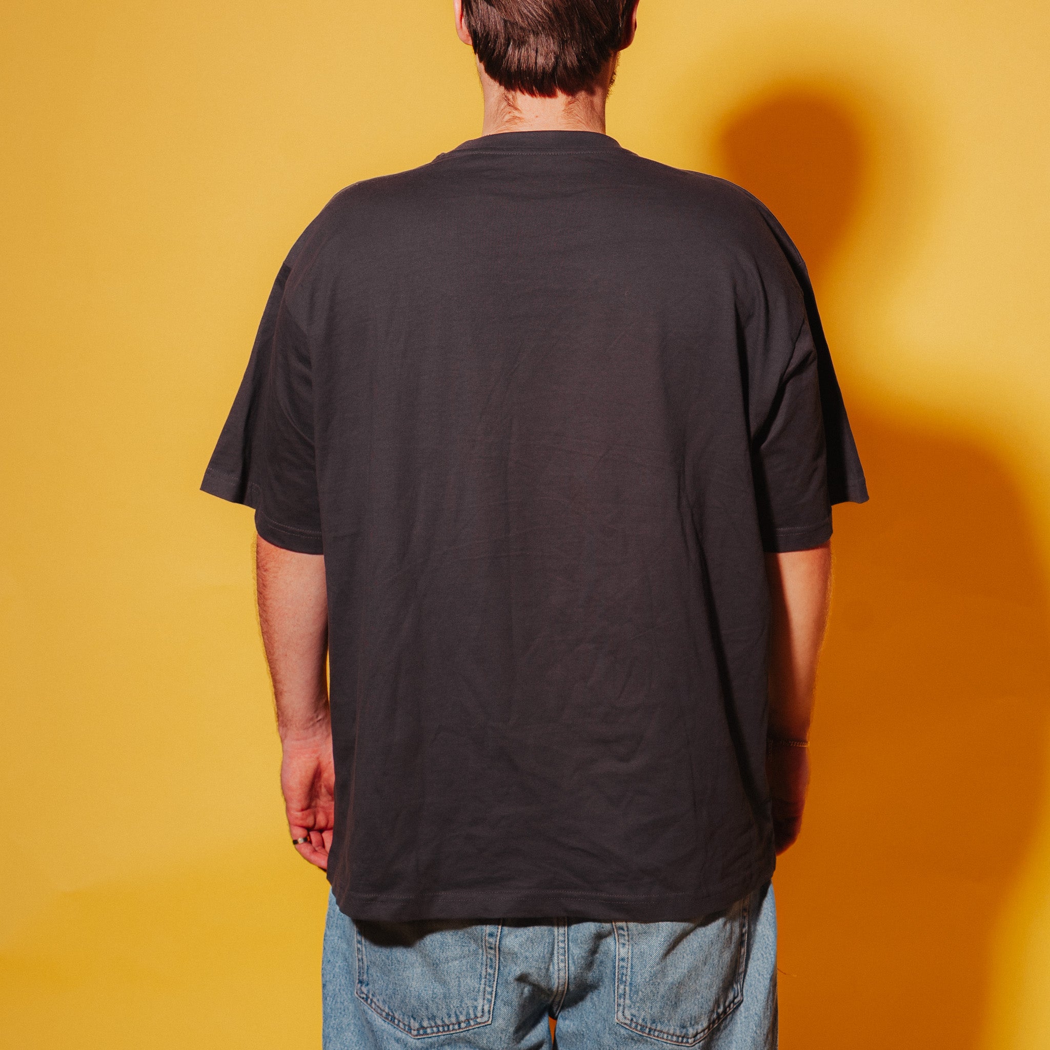 Perus lapsuus - Oversize t-paita, tummanharmaa